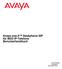 Avaya one-x Deskphone SIP für 9620 IP-Telefone Benutzerhandbuch