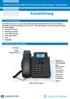 Kurzanleitung. AudioCodes 405HD GbE IP Phone für Microsoft Skype for Business. 1. Vor der Installation. 2. Physikalische Beschreibung