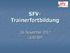 SFV- Trainerfortbildung. 26. November 2017 ULSZ RIF