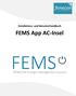 Installations- und Benutzerhandbuch. FEMS App AC-Insel