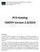 PCG-Katalog TARPSY Version 2.0/2019