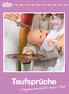 FOTO: HUNGER & SIMMETH. Taufsprüche. & Segenswünsche für Babys 1. Fest