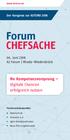 Forum CHEFSACHE. Ihr Kompetenzvorsprung Digitale Chancen erfolgreich nutzen. 06. Juni 2018 A2 Forum Rheda-Wiedenbrück. Der Kongress zur KUTENO 2018