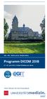 KIS RIS PACS und 20. DICOM-Treffen. Programm DICOM Juni 2018 // Schloß Waldthausen, Mainz. Unser Wissen für Ihre Gesundheit