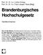 Brandenburgisches Hochschulgesetz