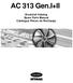 AC 313 Gen.I+II. Ersatzteil Katalog Spare Parts Manual Catalogue Pièces de Rechange
