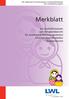 Merkblatt. mit Ausfüllhinweisen zum Tätigkeitsbericht für anerkannte Betreuungsvereine und ihre Geschäftsstellen (Dependancen)