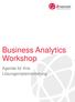 Business Analytics Workshop. Agenda für Ihre Lösungsimplementierung