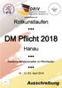 präsentieren im Rollkunstlaufen DM Pflicht 2018 Hanau Deutsche Meisterschaften im Pflichtlaufen /22. April 2018 Ausschreibung