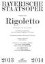 Rigoletto Melodramma in drei Akten (4 Bilder)