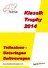 Klassik Trophy Teilnahme Unterlagen. Seitenwagen