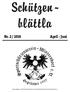 Nr. 2 / 2018 April - Juni Herausgeber: Schützenmeisteramt des Sportschützenverein Wintersdorf e.v.