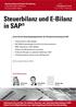 Steuerbilanz und E-Bilanz in SAP