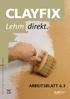 ARBEITSBLATT 6.3. CLAYTEC e. K Viersen Ausgabe gültig 12 Monate, danach siehe