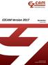 EZCAM Version 2017 Neuheiten (Stand 1/2017)