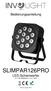 SLIMPAR126PRO LED-Scheinwerfer 12 x 10W RGBWA/UV 6-in-1 LED's