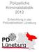 Polizeiliche Kriminalstatistik Entwicklung in der Polizeidirektion Lüneburg