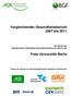 Vergleichender Gesundheitsbericht 2007 bis 2011