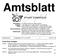 Amtsblatt. Jahrgang 2010 Ausgegeben am 15. Juni 2010 Nummer 10