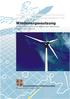 Windenergienutzung im Interesse des Klima- und Ressourcenschutzes