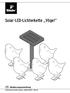Solar-LED-Lichterkette Vögel