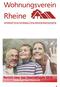 Bericht über das Geschäftsjahr 2016 Wohnungs-Verein Rheine eg. Wohnungs-Verein Rheine eg