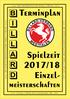 Terminplan. Spielzeit 2017/18 D Einzelmeisterschaften B I L L A R westfalenbillard.de