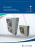 Mini SysAqua DCI. Inverter Luft/Wasser Wärmepumpe Technische Daten und Planungsunterlagen. 5,0-14,4 kw. 6,2-16,5 kw