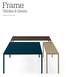Frame. Tables & desks. Salvatore Indriolo, 2018