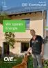 Sommer Teil von. OIE Kommunal. Informationen für Gemeinden, Städte und Kreise. Wir sparen Energie.