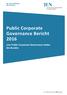 Public Corporate Governance Bericht 2016