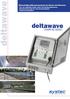 deltawave deltawave made by systec Ultraschalldurchflussmesssystem für Wasser und Abwasser