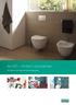 Milieu LAUFEN. Air-WC Einfach durchatmen. WC-Element mit integrierter Geruchsabsaugung
