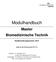 Modulhandbuch. Master Biomedizinische Technik. Studienordnungsversion: gültig für das Wintersemester 2017/18