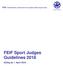 FEIF INTERNATIONAL FEDERATION OF ICELANDIC HORSE ASSOCATIONS.  FEIF Sport Judges Guidelines 2018