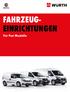 FAHRZEUG- EINRICHTUNGEN. Für Fiat Modelle