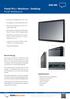 Panel PCs / Monitore - Desktop PCAP Multitouch