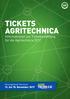 TICKETS AGRITECHNICA. Informationen zur Ticketbestellung für die Agritechnica 2017.