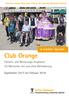 Club Orange. in leichter Sprache. Freizeit- und Betreuungs-Angebote für Menschen mit und ohne Behinderung. September 2017 bis Februar 2018