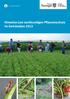 Hinweise zum sachkundigen Pflanzenschutz im Gemüsebau 2013