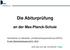Die Abiturprüfung. an der Max-Planck-Schule. Informationen zur Oberstufen- und Abiturprüfungsverordnung (OAPVO) für den Oberstufenjahrgang