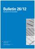 Bulletin 26/12. Bundesamt für Gesundheit