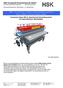 HSK - Your Partner in plastics welding/bending machinery HSK MSW - the sheet welder system!