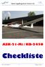Alpine Segelflugschule Schänis AG. ASK-21-Mi / HB Checkliste