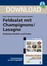 DOWNLOAD. Feldsalat mit Champignons / Lasagne. Einfaches Kochen nach Fotos. Doris Thoma-Heizmann / Friedrich Strobel