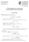 9. Übungsblatt zur Vorlesung Mathematik I für Informatik