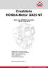 Ersatzteile HONDA-Motor GX25 NT