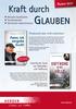 Kraft durch GLAUBEN. 224 Seiten Gebunden mit Schutzumschlag 22,00 (D) / 22,70 (A) / SFr ISBN