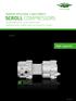 transport applications // Semi-HermetiC Scroll elv5143 High Capacity intelligent ComPreSSorS esp-310-2