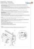 Montageanleitung - Leuchtstoff-Lampe Mounting instructions - Fluorescent lamp Instruction de montage - Lampe fluorescente